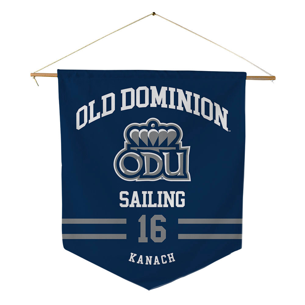 Old Dominion - NCAA Women's Sailing : Isabelle Kanach - Pennant - 18" x 21"-0