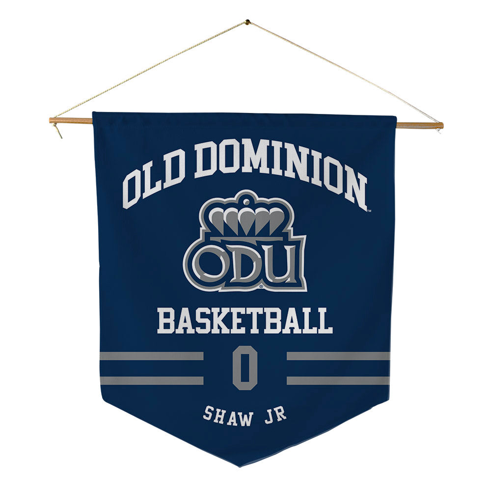 Old Dominion - NCAA Men's Basketball : Kc Shaw Jr - Pennant - 18" x 21"-0
