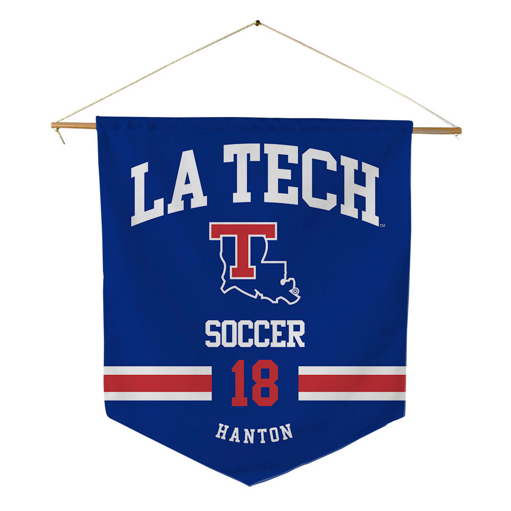 LA Tech - NCAA Women's Soccer : Abby Hanton - Pennant - 18" x 21"-0