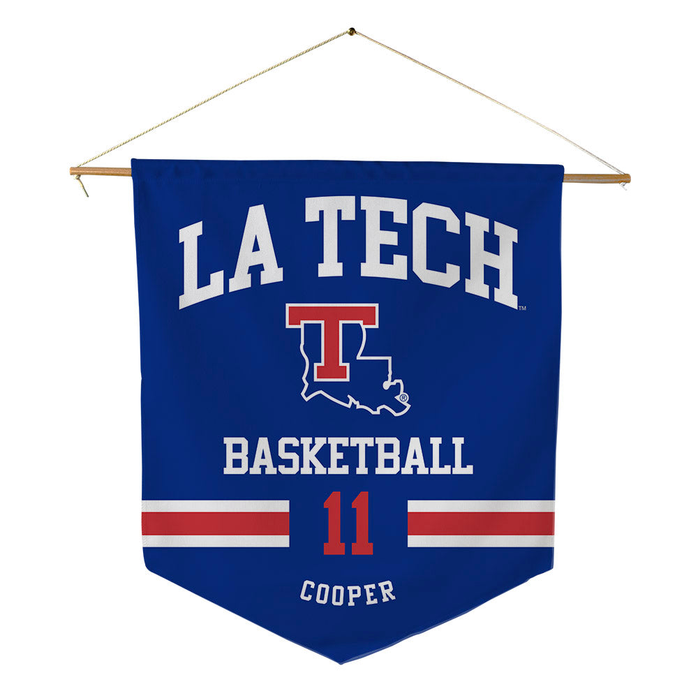 LA Tech - NCAA Men's Basketball : Kaden Cooper - Pennant - 18" x 21"-0