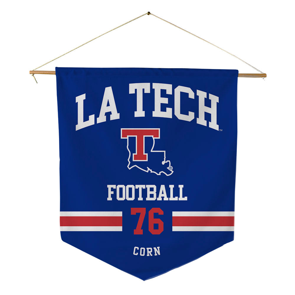 LA Tech - NCAA Football : Cyler Corn - Pennant - 18" x 21"-0