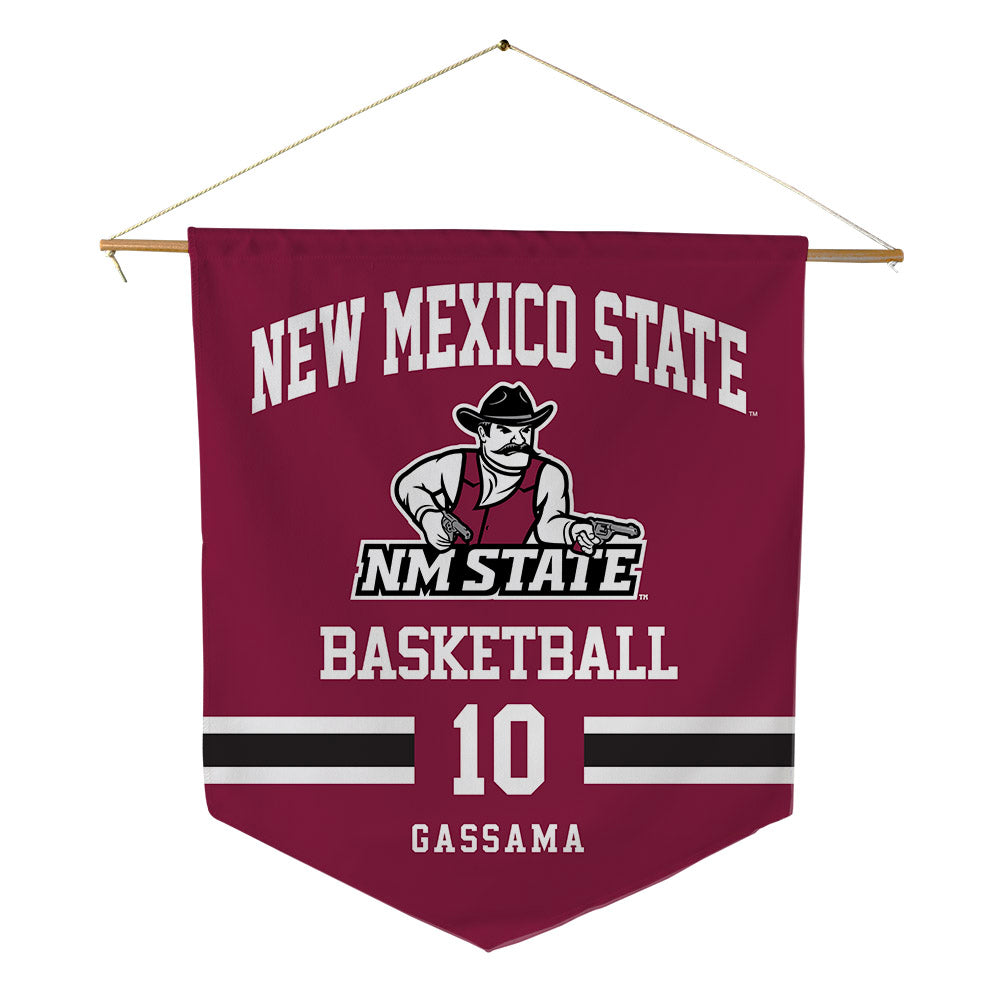 NMSU - NCAA Women's Basketball : Fanta Gassama - Pennant - 18" x 21"-0