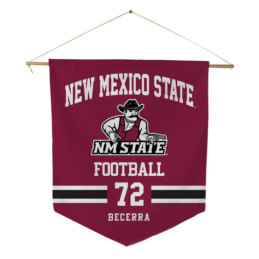 NMSU - NCAA Football : Merrick Becerra - Pennant - 18" x 21"-0