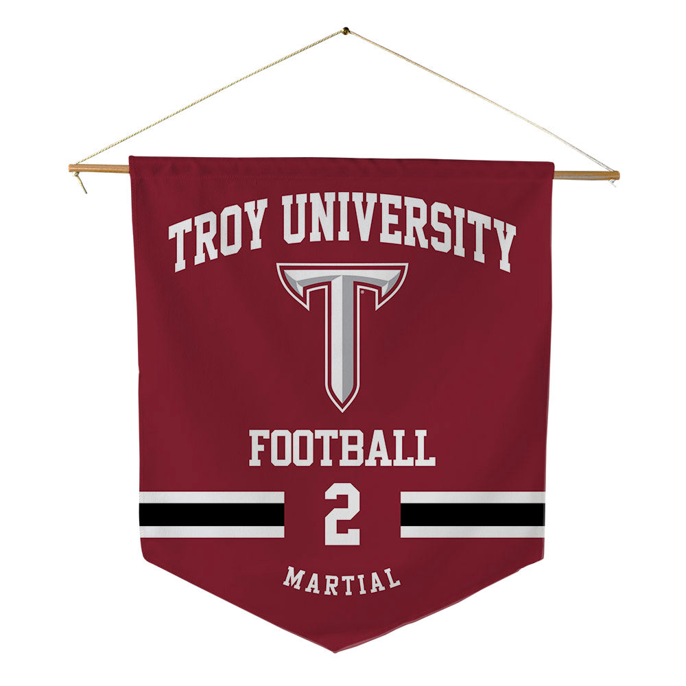 Troy - NCAA Football : Carlton Martial - Pennant - 18" x 21"-0