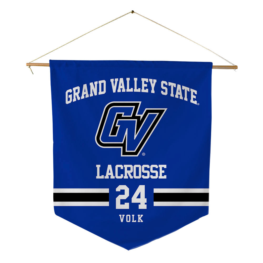 Grand Valley - NCAA Women's Lacrosse : Lauren Volk - Pennant - 18" x 21"-0