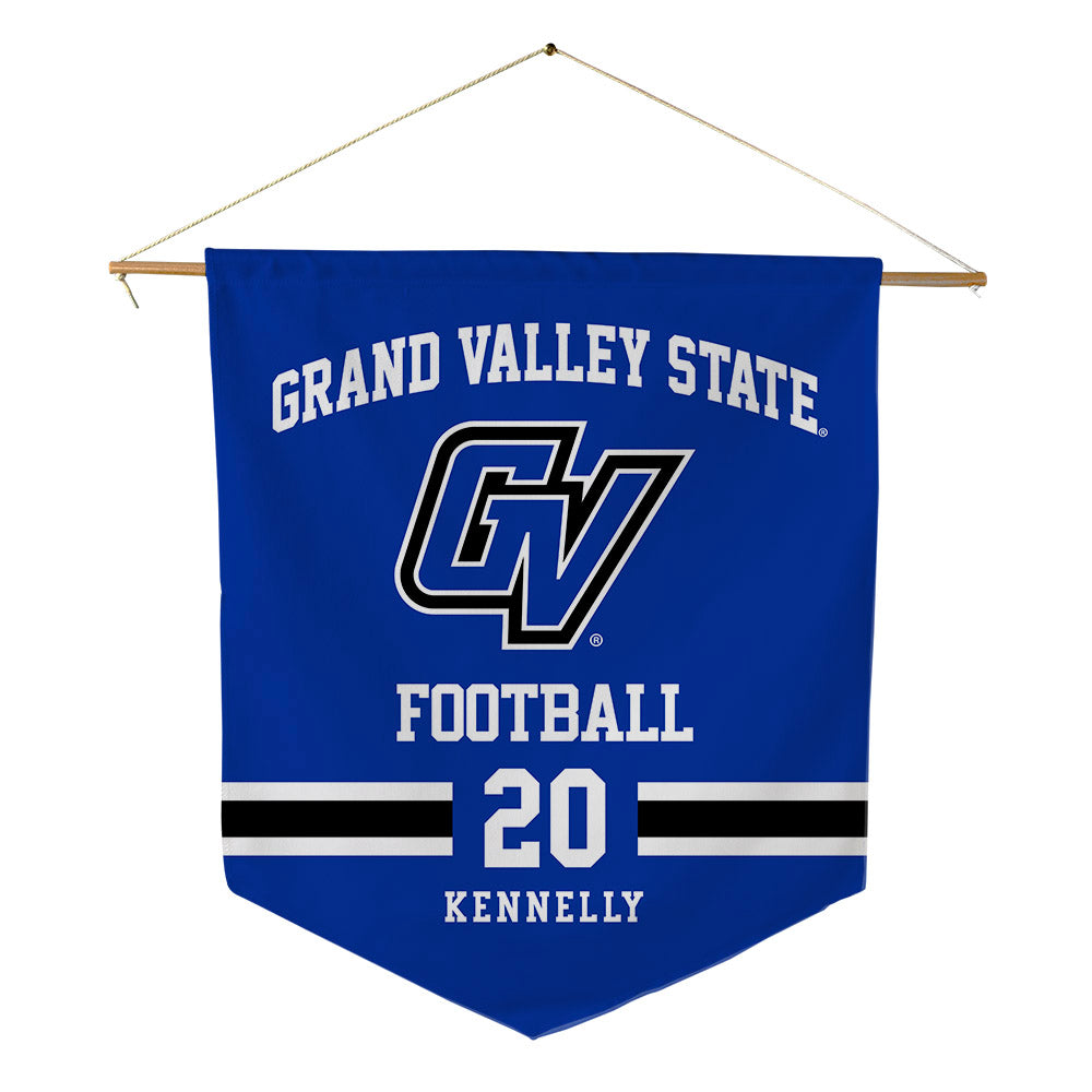 Grand Valley - NCAA Football : Ian Kennelly - Pennant - 18" x 21"-0