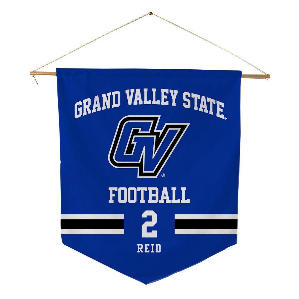 Grand Valley - NCAA Football : Terez Reid - Pennant - 18" x 21"-0