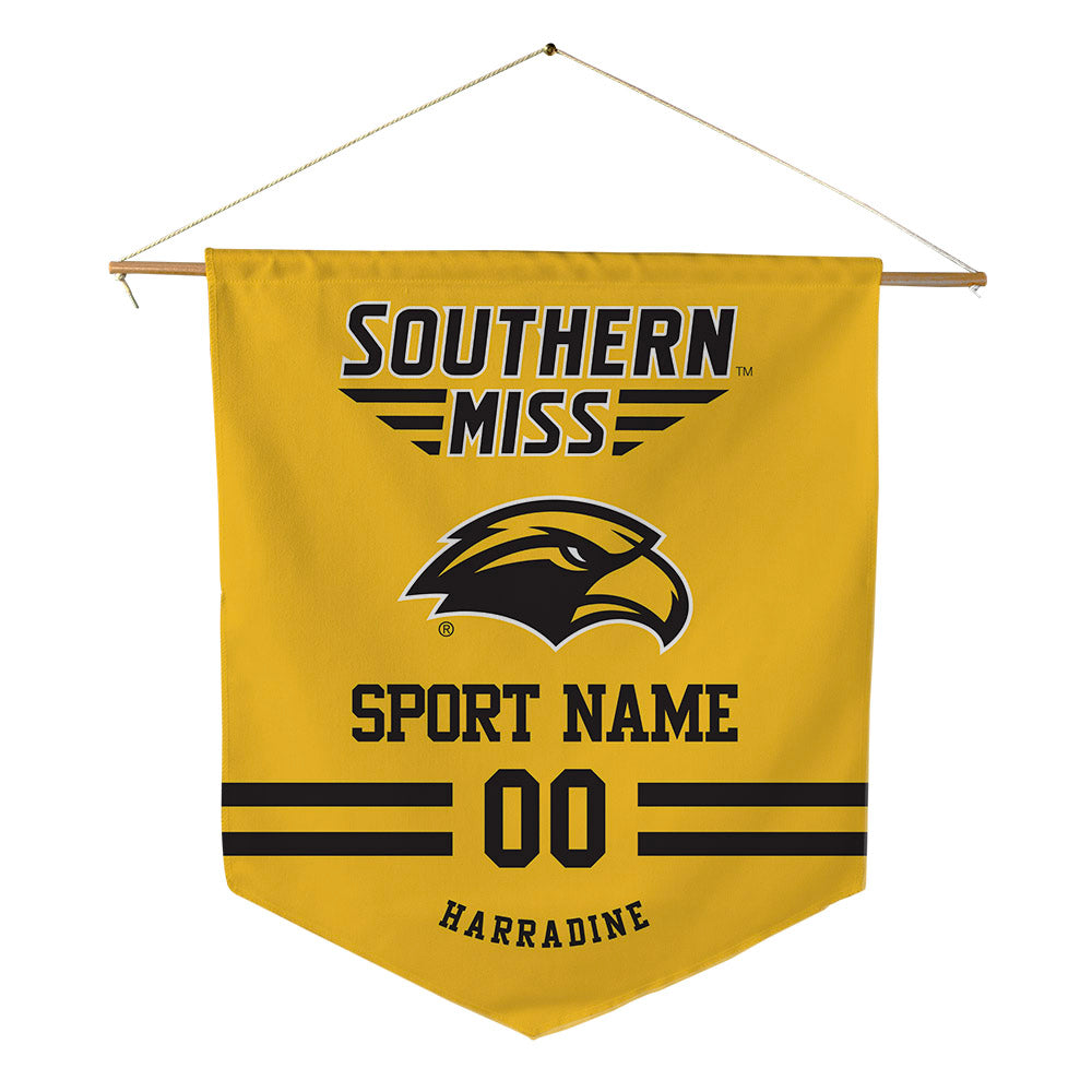 Southern Miss - NCAA Football : Reed Harradine - Pennant - 18" x 21"-0