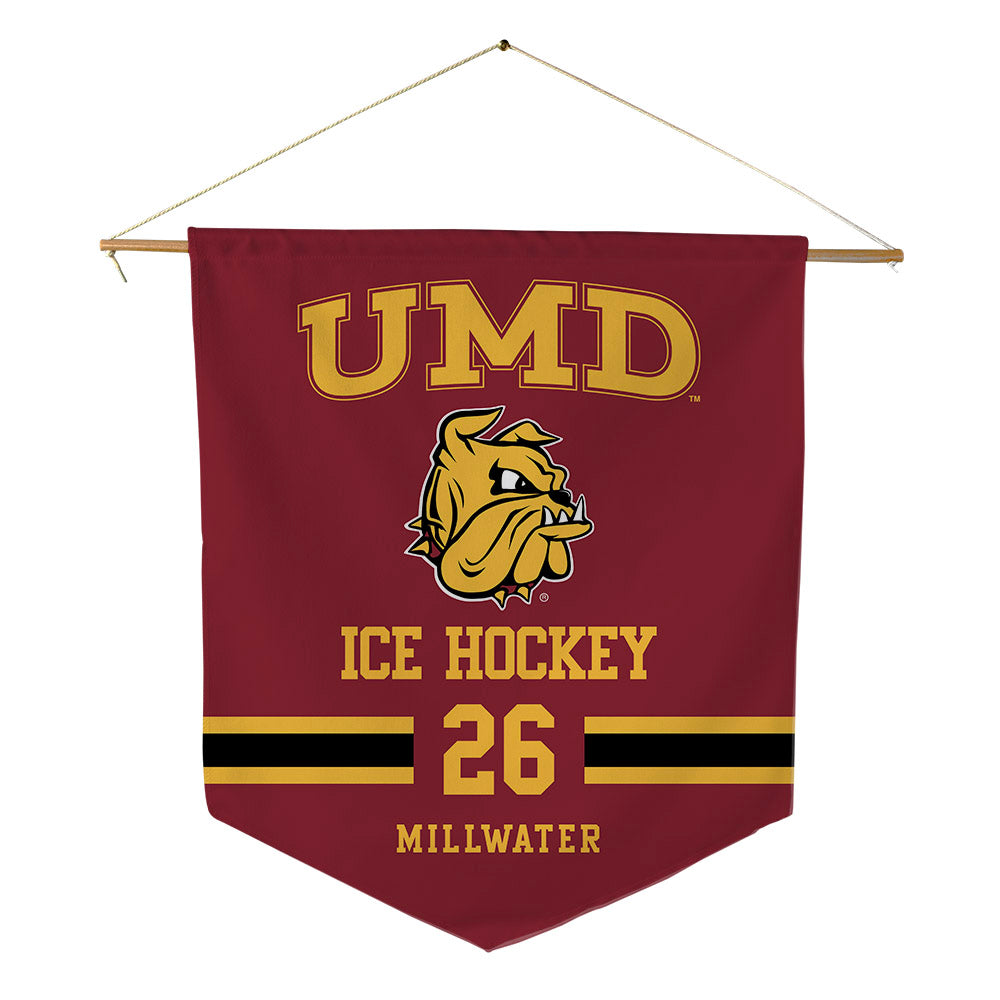 UMN Duluth - NCAA Women's Ice Hockey : Devyn Millwater - Pennant - 18" x 21"-0