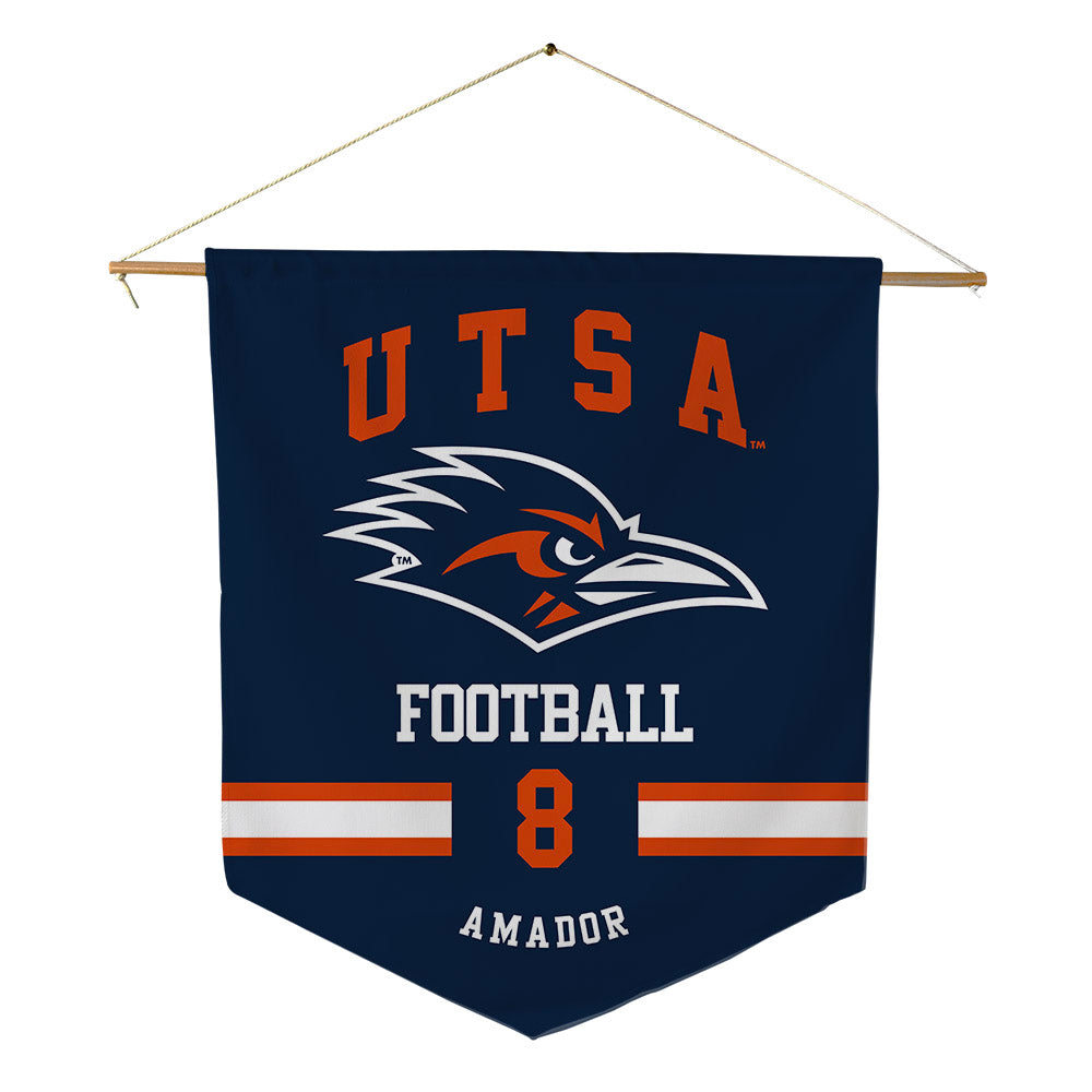 UTSA - NCAA Football : David Amador - Pennant - 18" x 21"-0