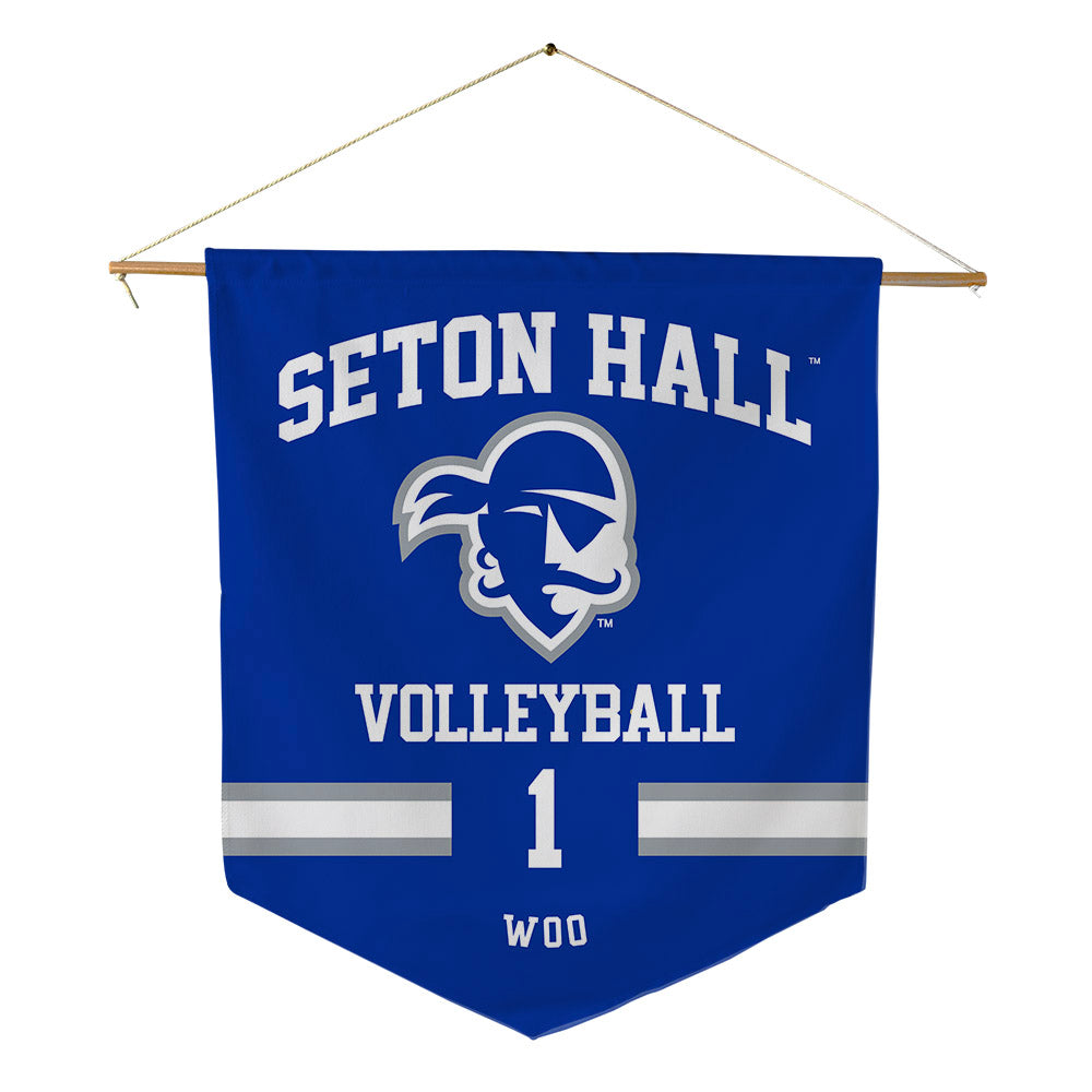 Seton Hall - NCAA Women's Volleyball : Mason Woo - Pennant - 18" x 21"-0