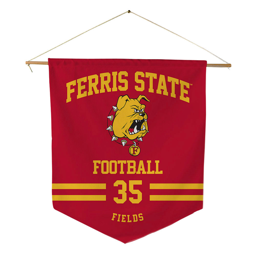 Ferris State - NCAA Football : Jerek fields Fields - Pennant - 18" x 21"-0