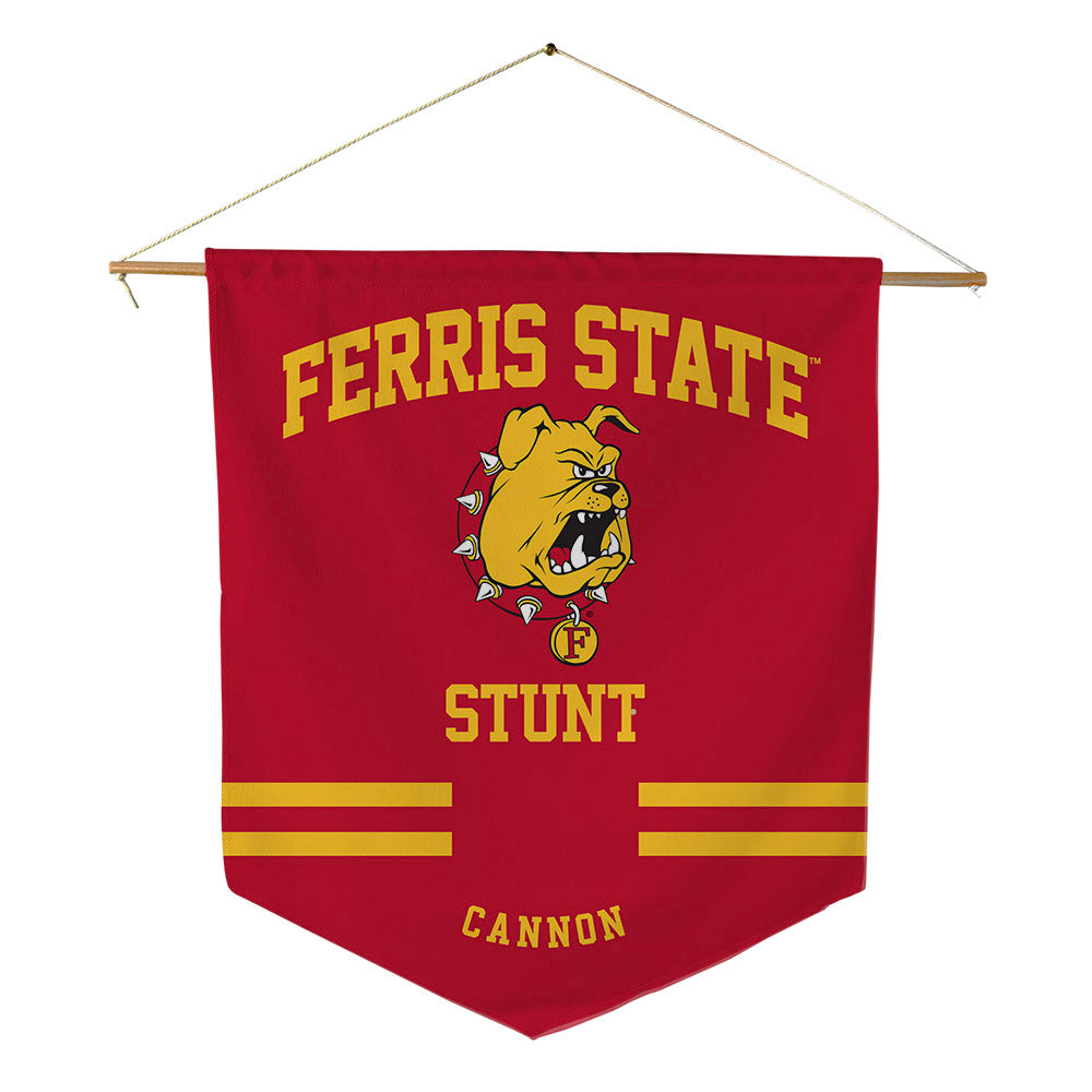 Ferris State - STUNT : Haniyah Cannon - Pennant - 18" x 21"-0