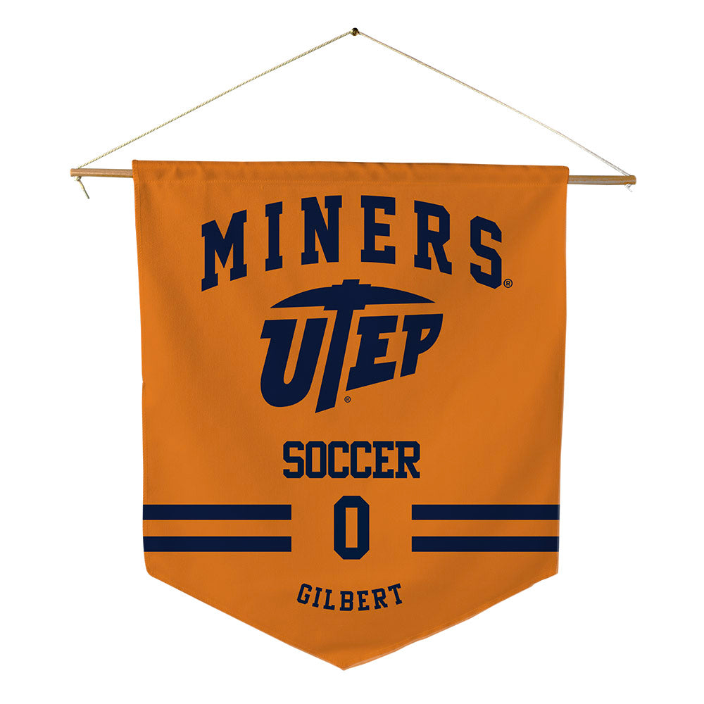 UTEP - NCAA Women's Soccer : Alaina Gilbert - Pennant - 18" x 21"-0