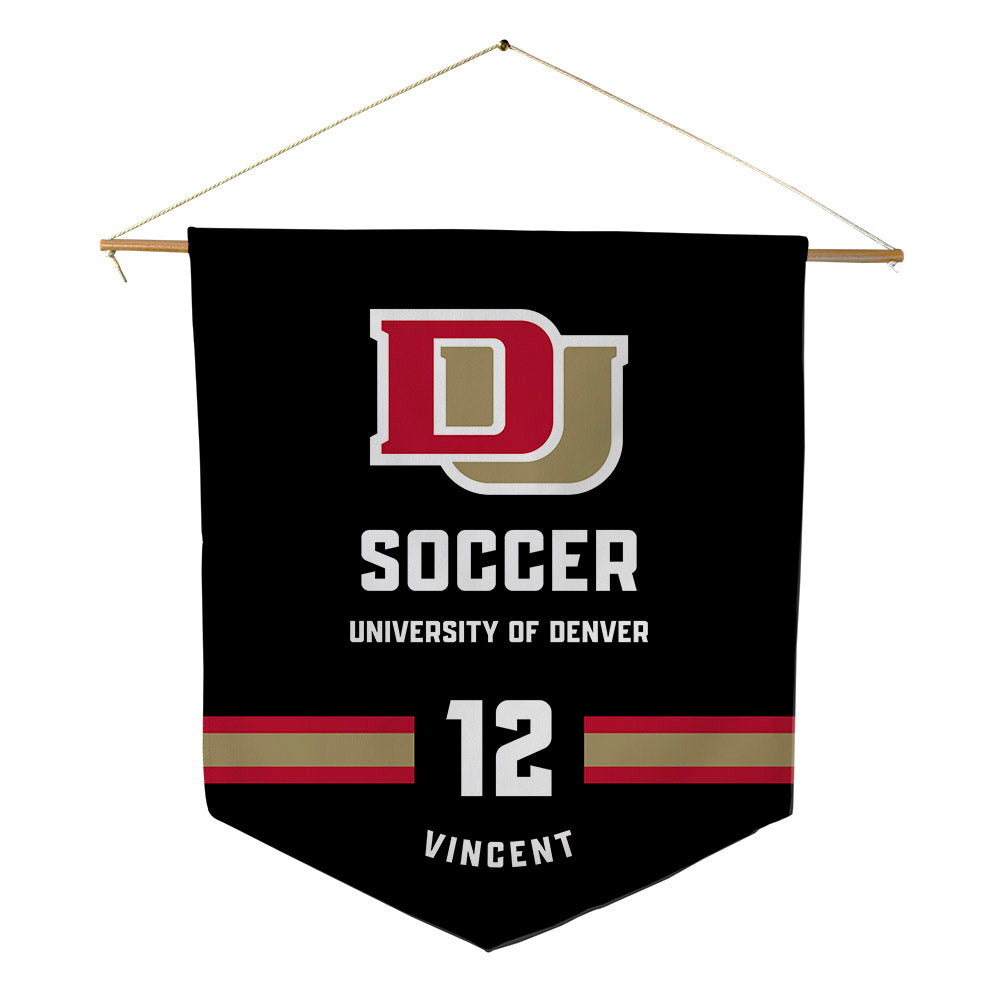 DU - NCAA Women's Soccer : Luci Vincent - Pennant - 18" x 21"-0