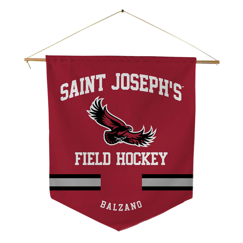 St. Joe's - NCAA Women's Field Hockey : Gabby Balzano - Pennant - 18" x 21"-0