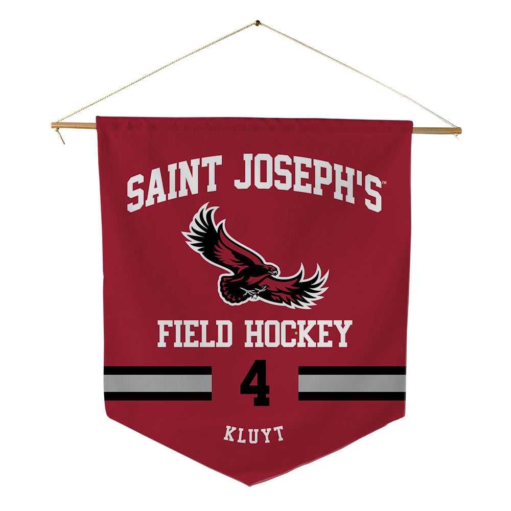 St. Joe's - NCAA Women's Field Hockey : Milou Kluyt - Pennant - 18" x 21"-0