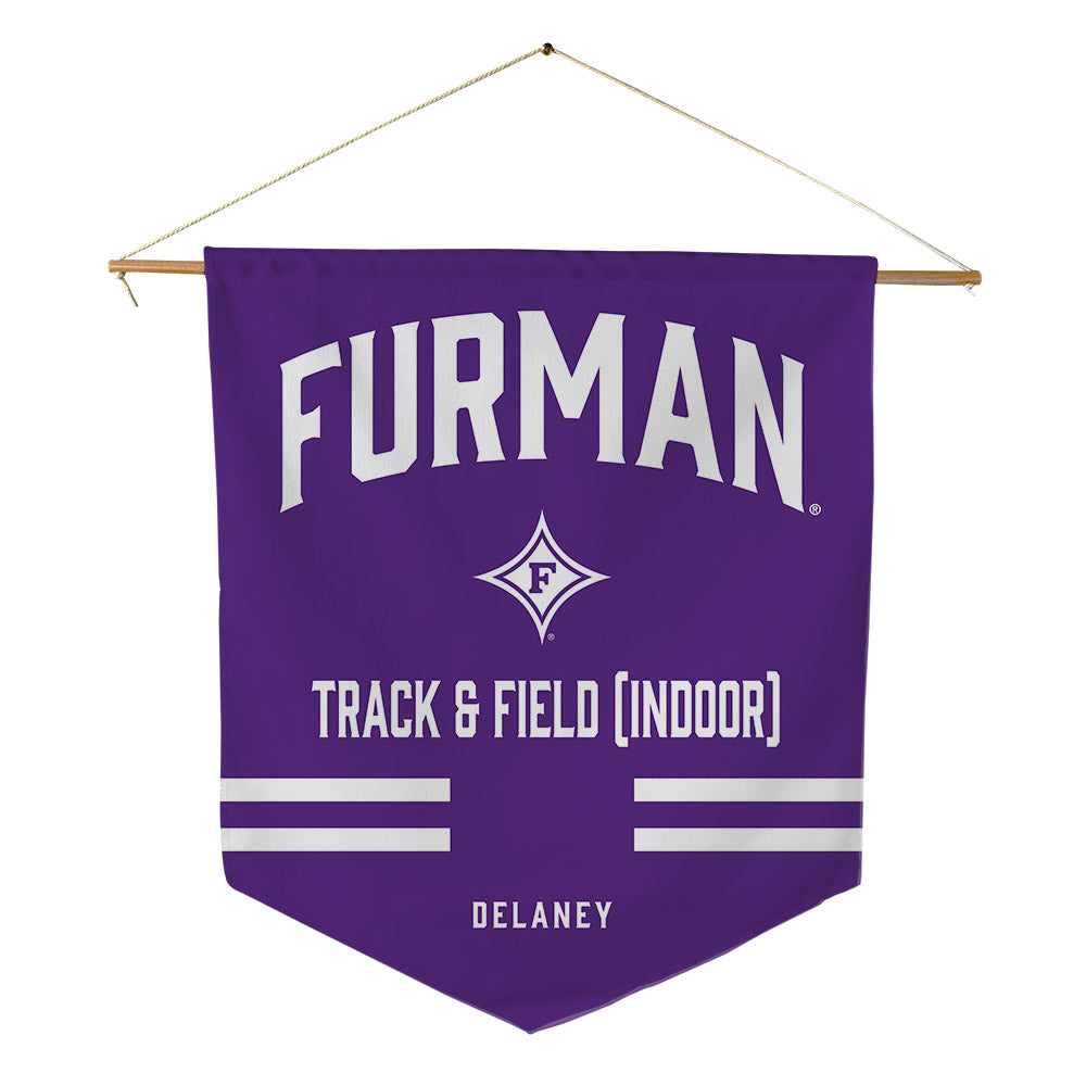 Furman - NCAA Men's Track & Field : Owen Delaney - Pennant - 18" x 21"-0