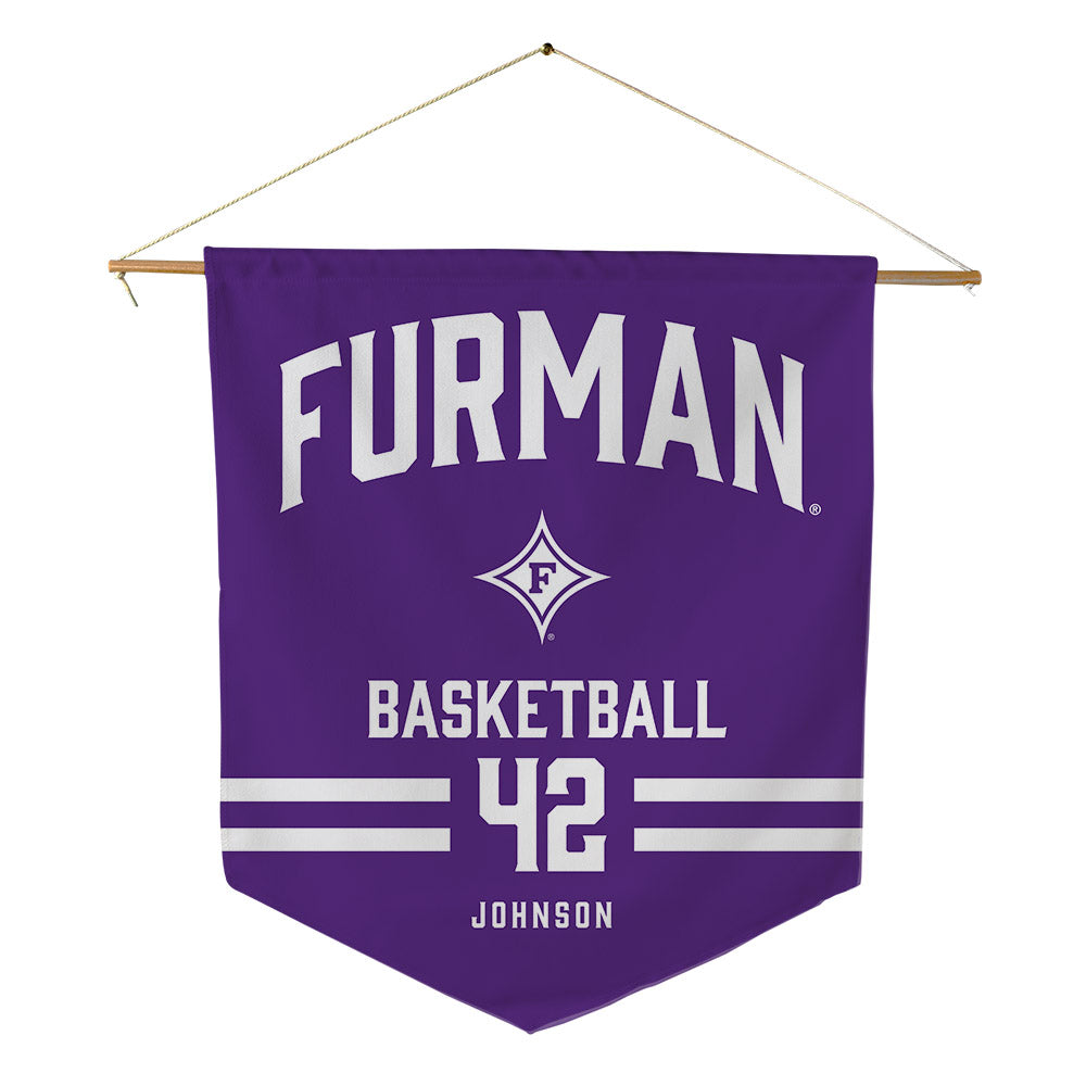 Furman - NCAA Women's Basketball : Kate Johnson - Pennant - 18" x 21"-0