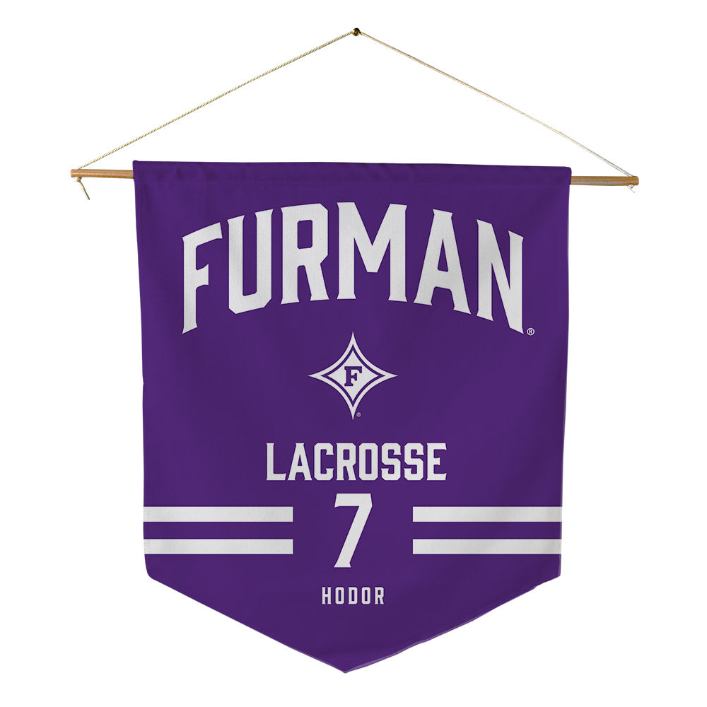 Furman - NCAA Women's Lacrosse : Marin Hodor - Pennant - 18" x 21"-0
