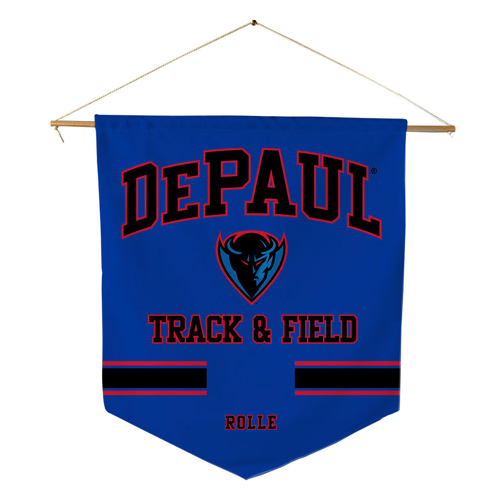 DePaul - NCAA Men's Track & Field : Meech Rolle - Pennant - 18" x 21"-0