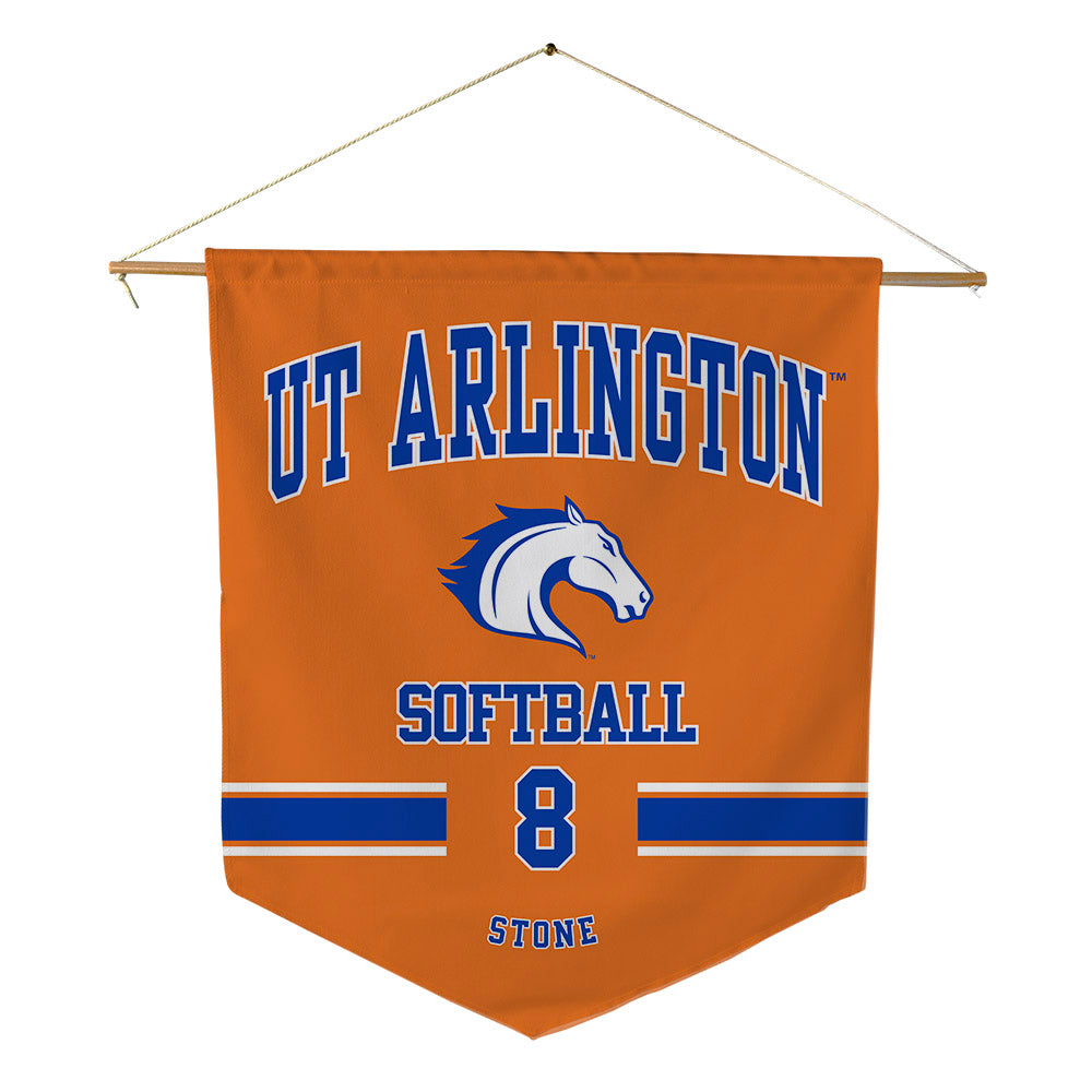 Texas Arlington - NCAA Softball : Mallory Stone - Pennant - 18" x 21"-0