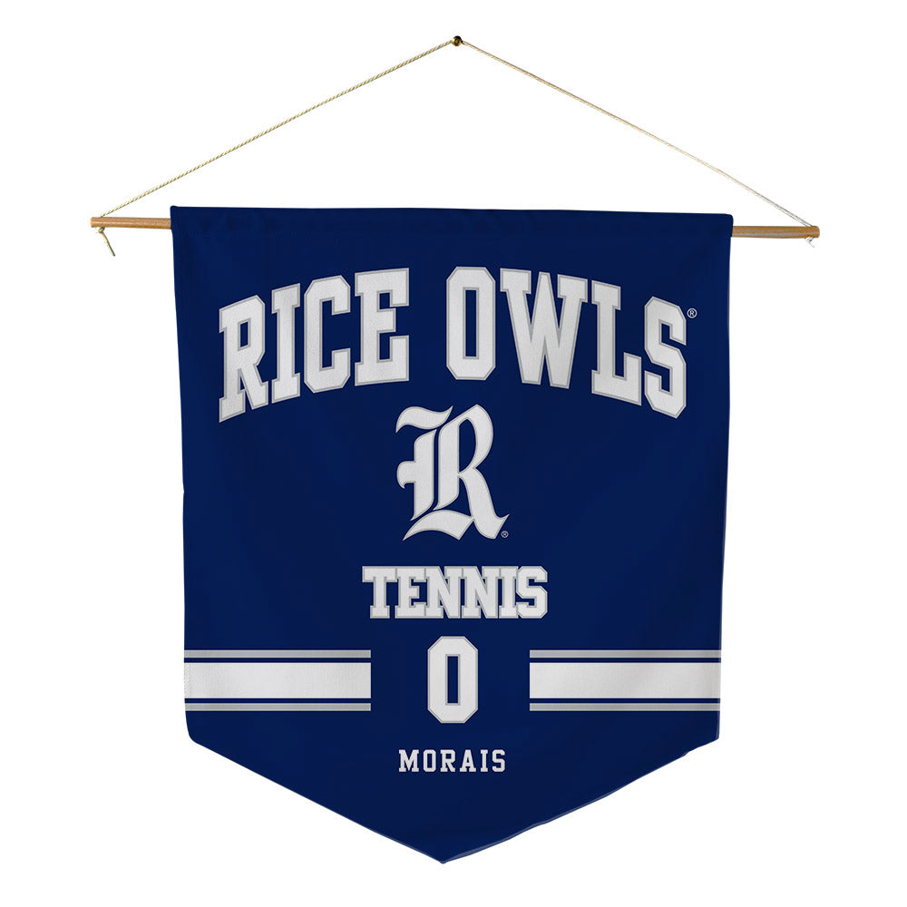 Rice - NCAA Men's Tennis : Eduardo Morais - Pennant - 18" x 21"-0
