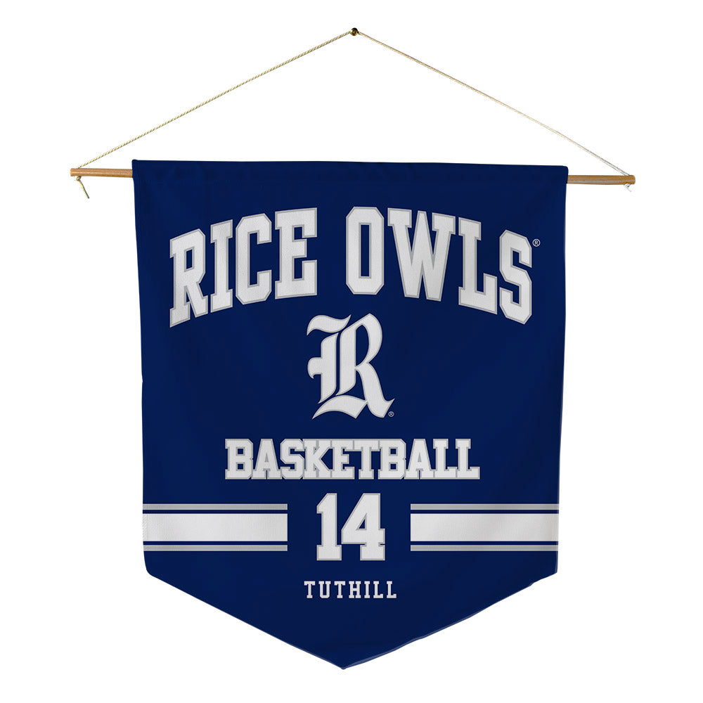 Rice - NCAA Women's Basketball : Skyla Tuthill - Pennant - 18" x 21"-0