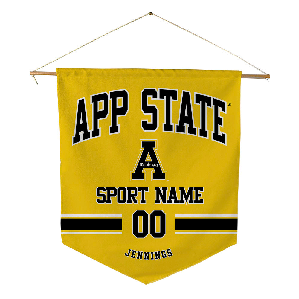 App State - NCAA Men's Basketball : Kasen Jennings - Pennant - 18" x 21"-0