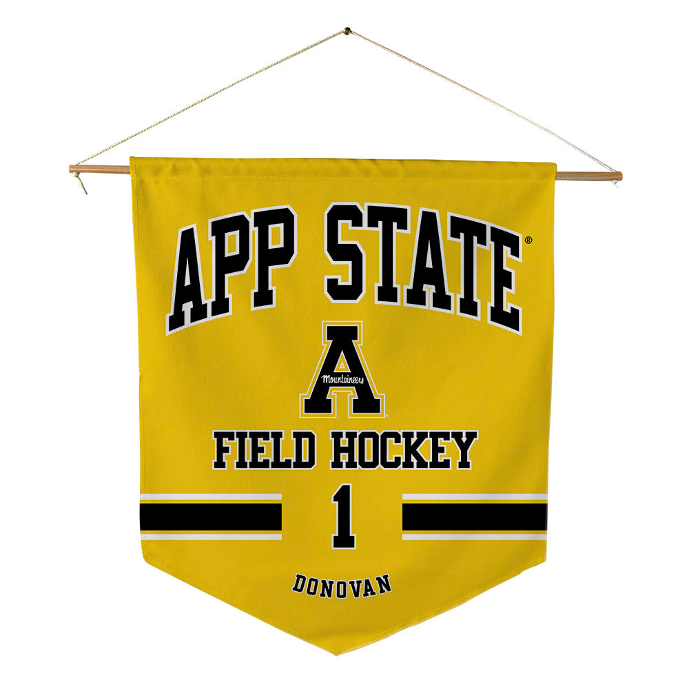 App State - NCAA Women's Field Hockey : Bridget Donovan - Pennant - 18" x 21"-0