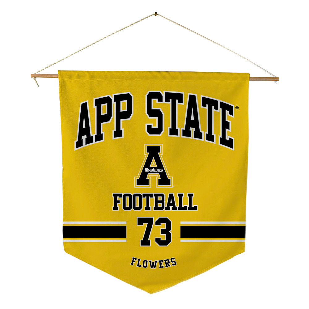 App State - NCAA Football : Will Flowers - Pennant - 18" x 21"-0