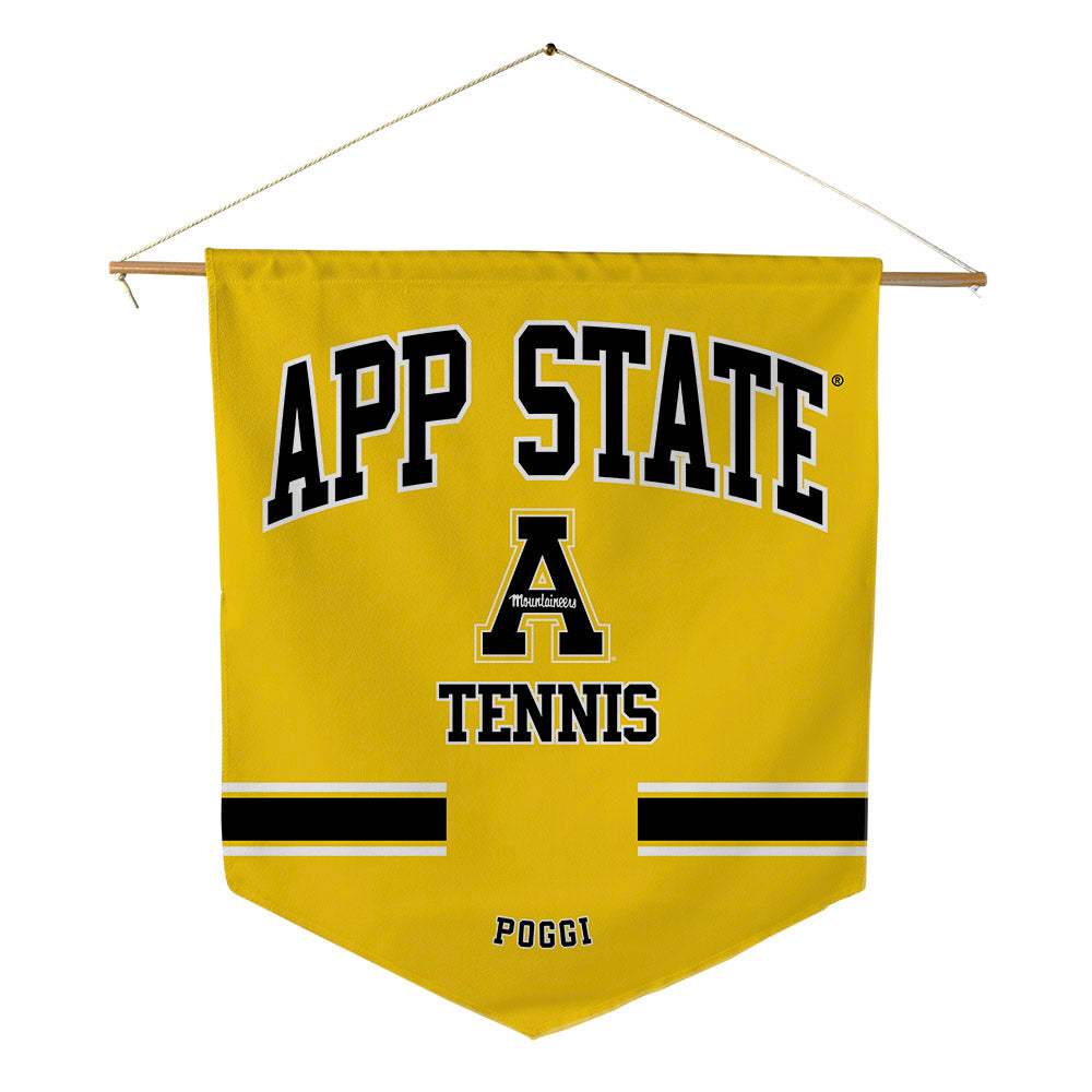 App State - NCAA Women's Tennis : Virginia Poggi - Pennant - 18" x 21"-0