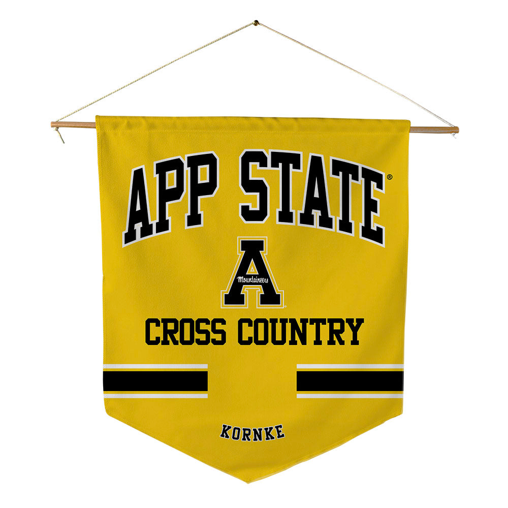 App State - NCAA Women's Cross Country : Morgan Kornke - Pennant - 18" x 21"-0