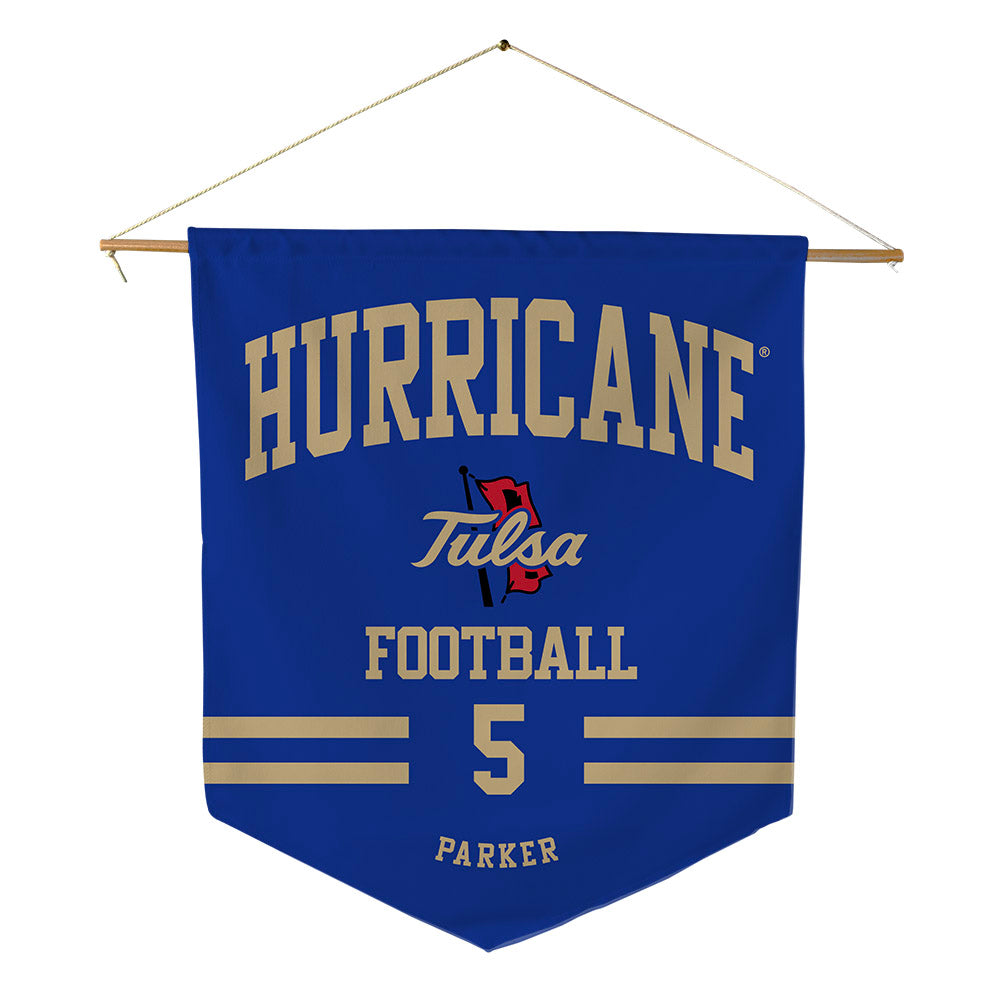 Tulsa - NCAA Football : Keuan Parker - Pennant - 18" x 21"-0