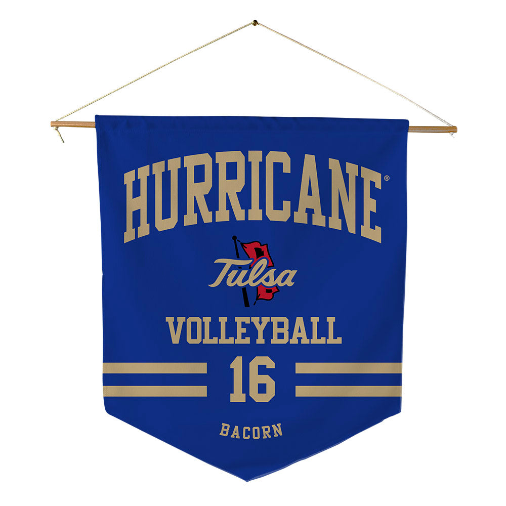 Tulsa - NCAA Women's Volleyball : Brittany Bacorn - Pennant - 18" x 21"-0