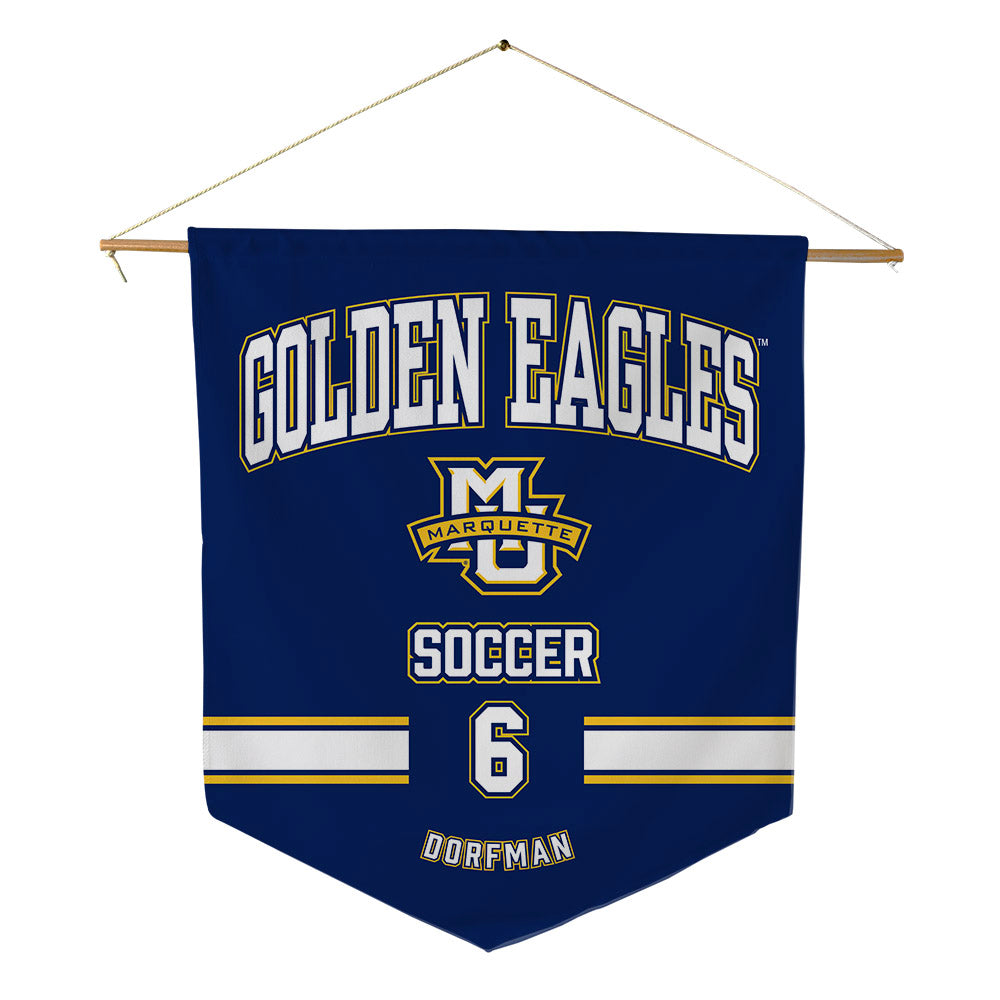 Marquette - NCAA Women's Soccer : Coco Dorfman - Pennant - 18" x 21"-0