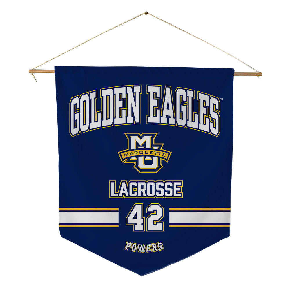 Marquette - NCAA Women's Lacrosse : Molly Powers - Pennant - 18" x 21"-0