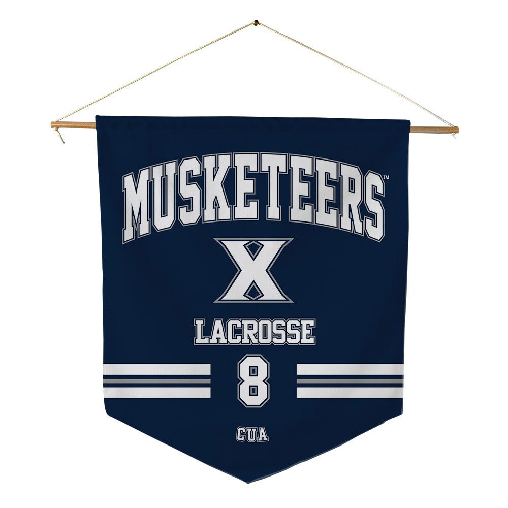 Xavier - NCAA Women's Lacrosse : Gianna Cua - Pennant - 18" x 21"-0