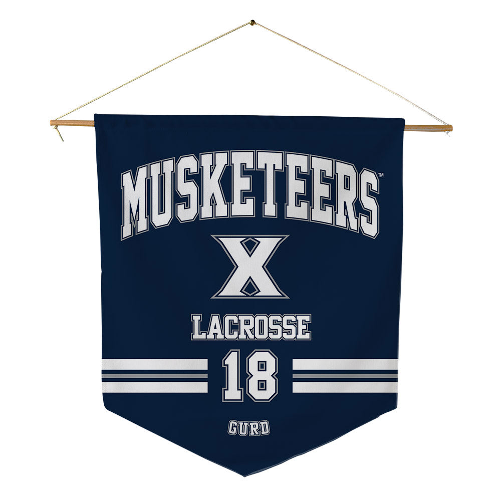 Xavier - NCAA Women's Lacrosse : Catherine Gurd - Pennant - 18" x 21"-0