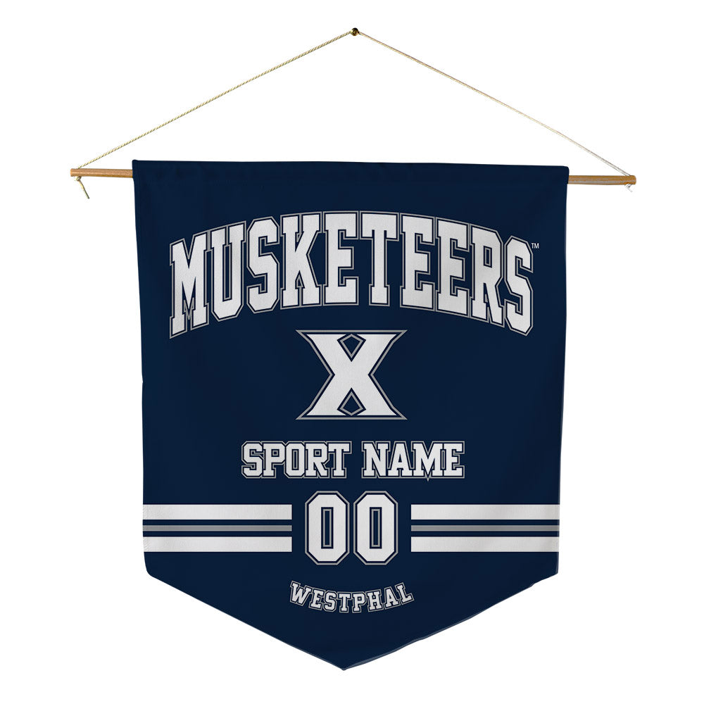 Xavier - NCAA Men's Basketball : Kason Westphal - Pennant - 18" x 21"-0