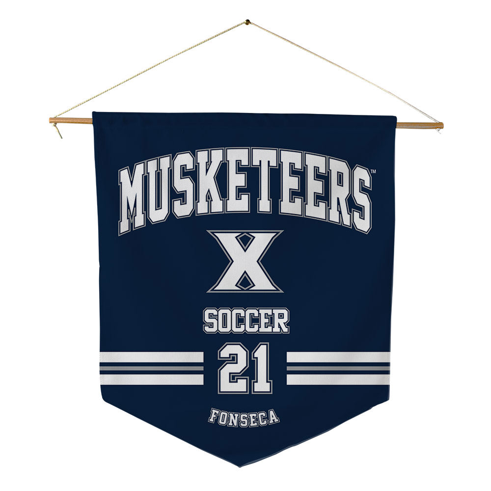 Xavier - NCAA Men's Soccer : Nicolas Fonseca - Pennant - 18" x 21"-0