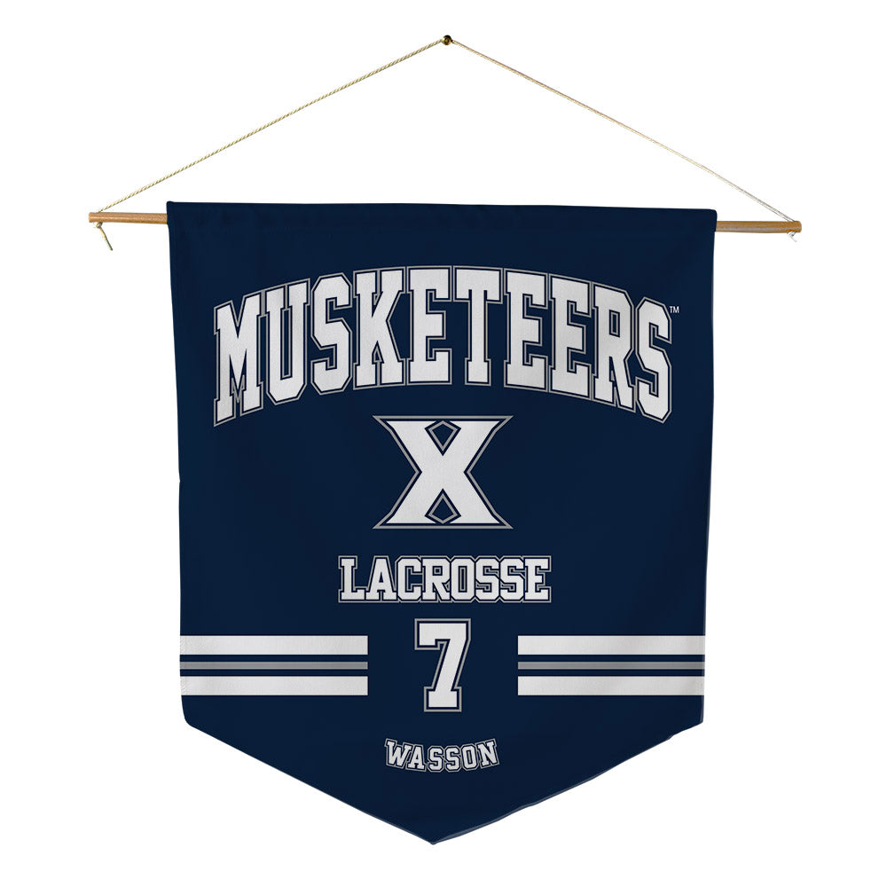 Xavier - NCAA Women's Lacrosse : Colby Wasson - Pennant - 18" x 21"-0