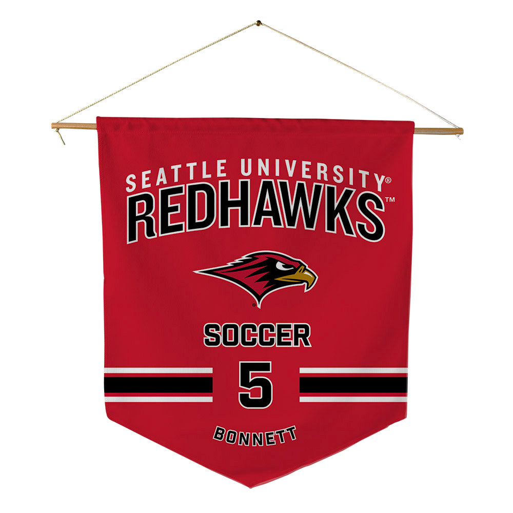 Seattle - NCAA Women's Soccer : Bella Bonnett - Pennant - 18" x 21"-0