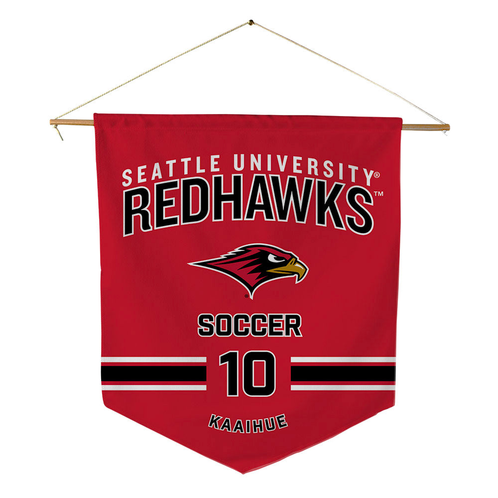 Seattle - NCAA Women's Soccer : Ui Kaaihue - Pennant - 18" x 21"-0