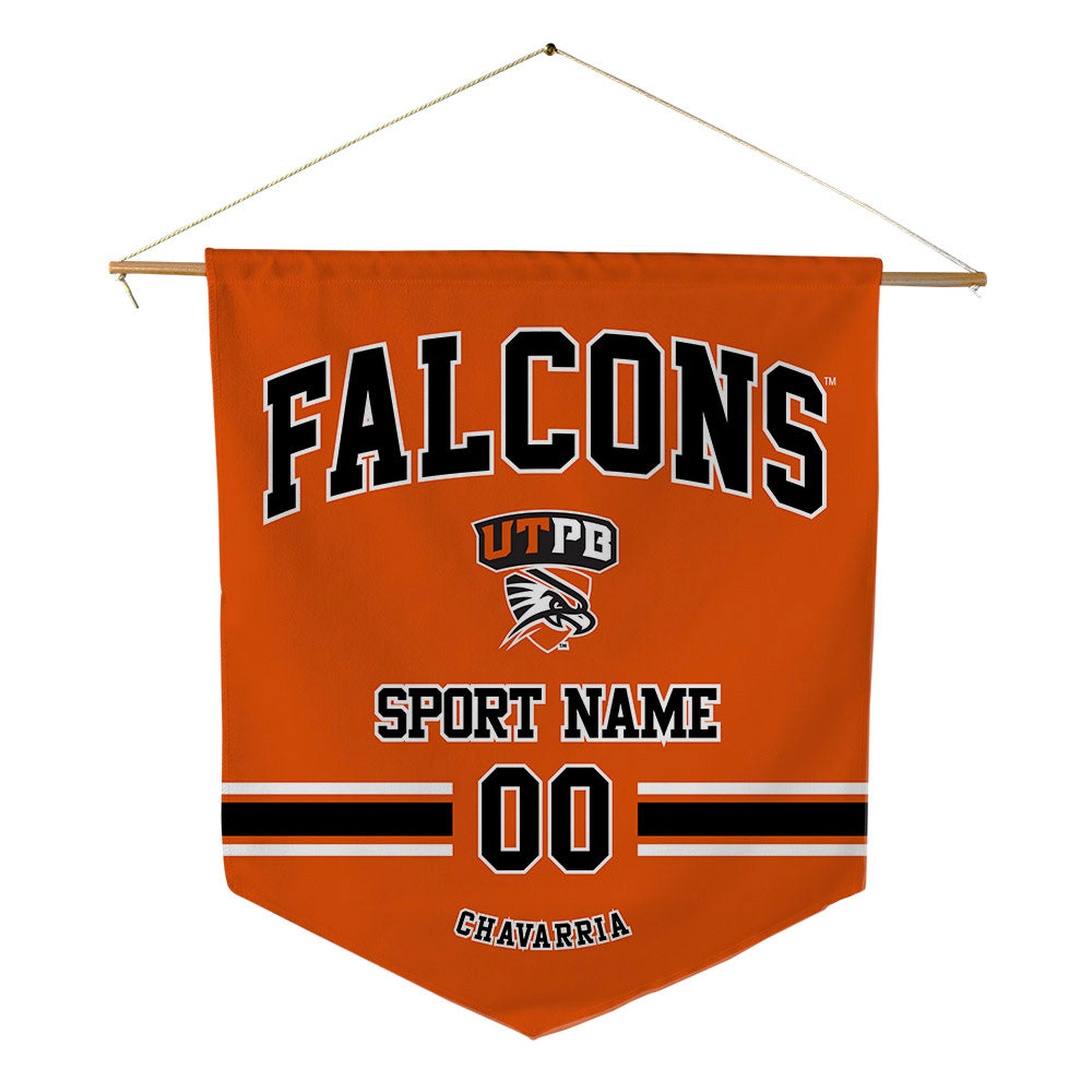 UTPB - NCAA Football : Diego Chavarria - Pennant - 18" x 21"-0