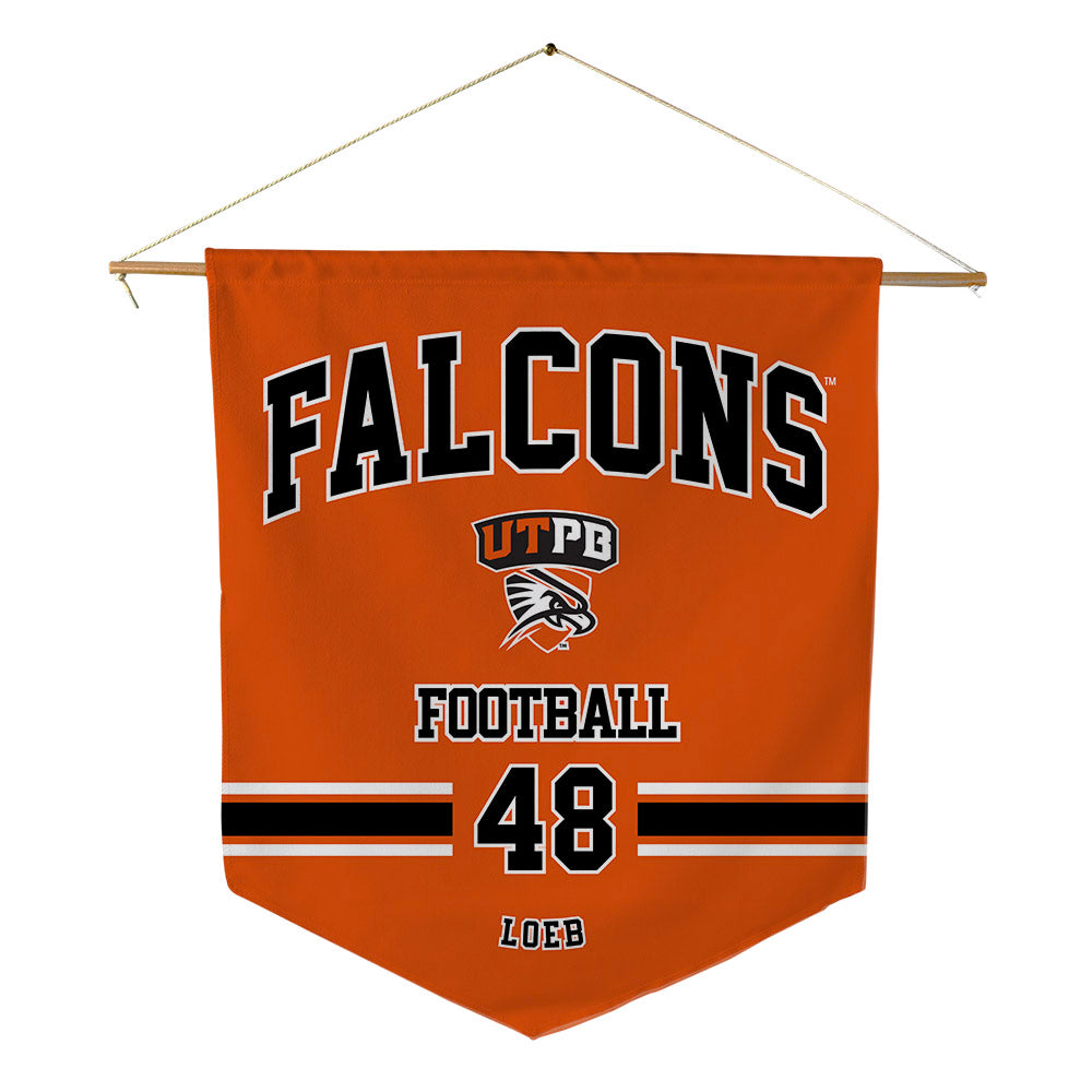 UTPB - NCAA Football : Carson Loeb - Pennant - 18" x 21"-0