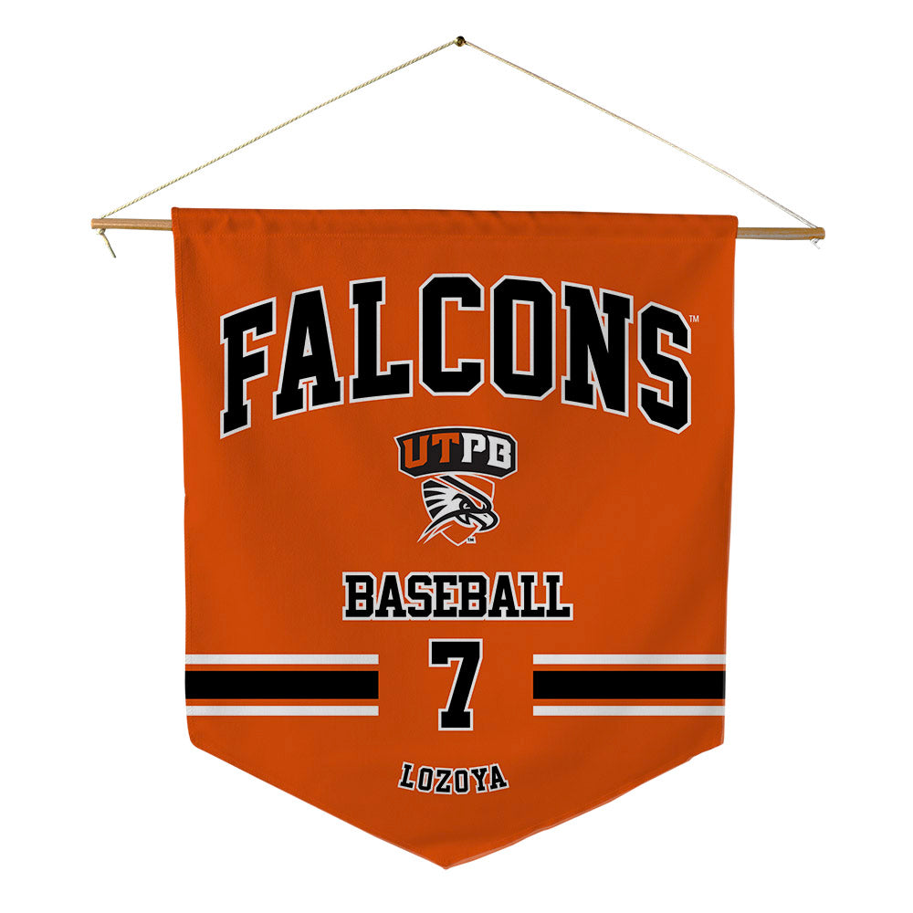 UTPB - NCAA Baseball : Sebastian Lozoya - Pennant - 18" x 21"-0