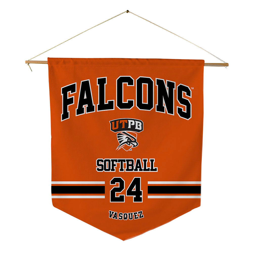 UTPB - NCAA Softball : Laila Vasquez - Pennant - 18" x 21"-0