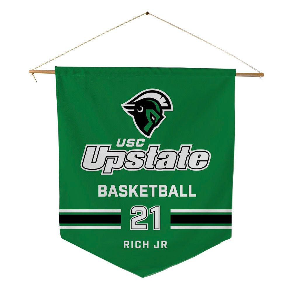 USC Upstate - NCAA Men's Basketball : Carey Rich Jr - Pennant - 18" x 21"-0