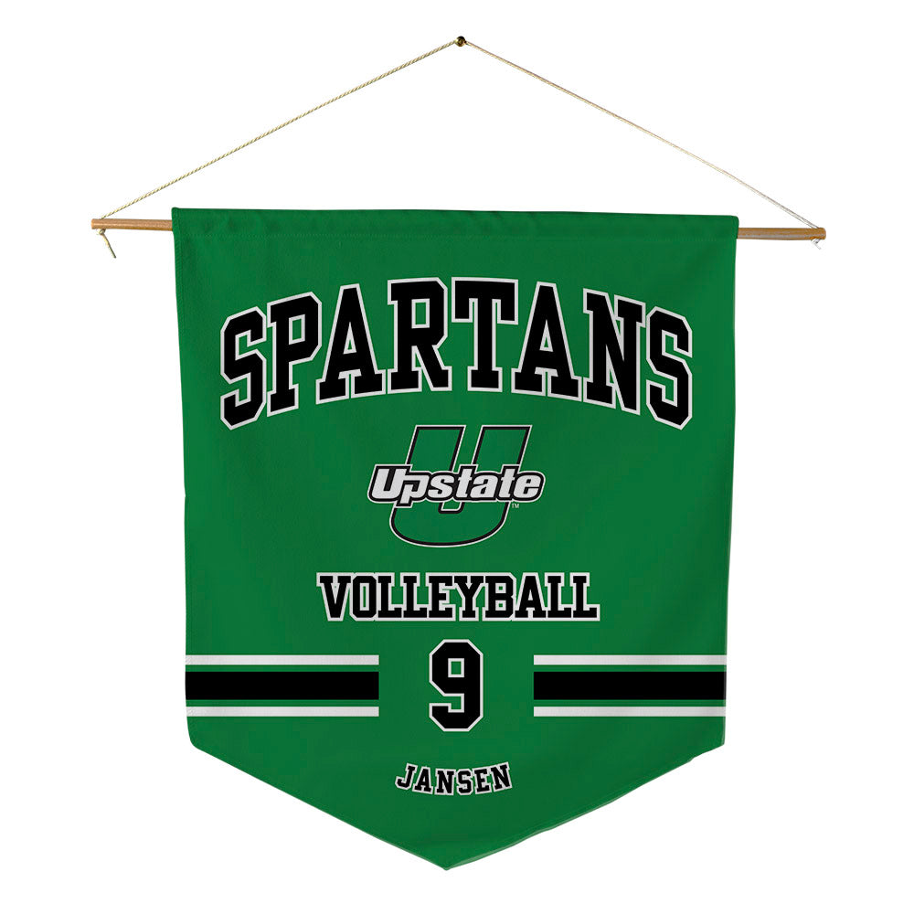 USC Upstate - NCAA Women's Volleyball : Ali Jansen - Pennant - 18" x 21"-0